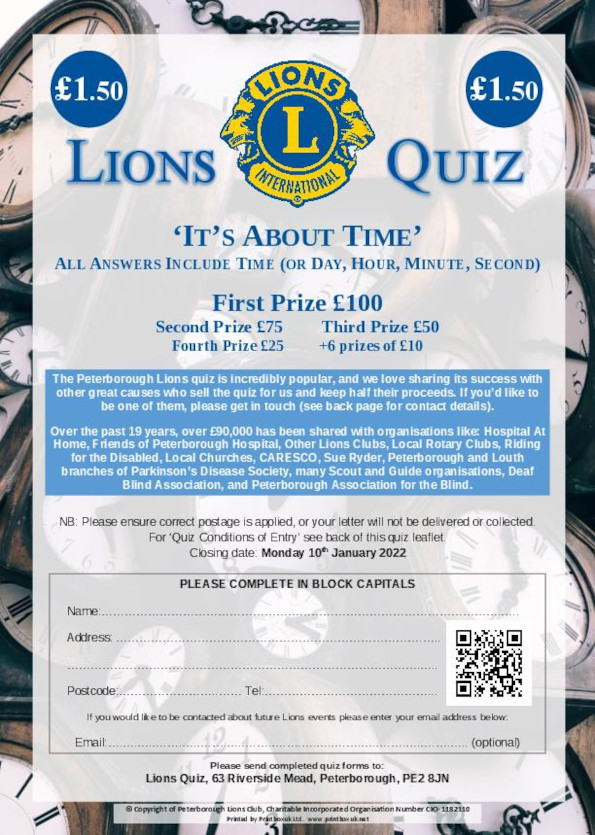 It's About Time to tell you who won...